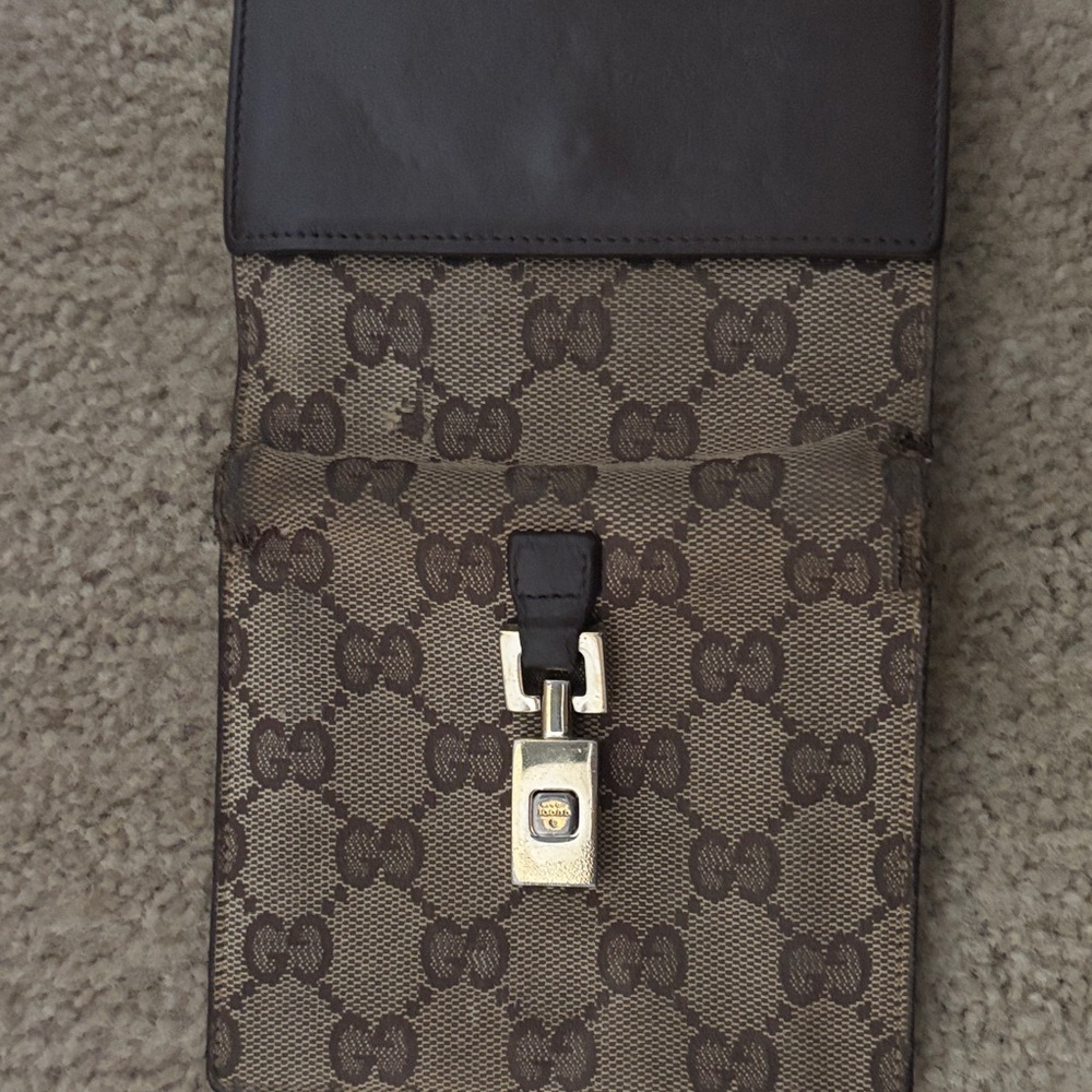 Gucci Monogram Brown Wallet - Picture 6 of 7